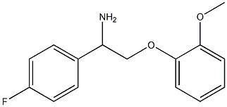 1-(4-fluorophenyl)-2-(2-methoxyphenoxy)ethanamine|