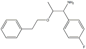 1-(4-fluorophenyl)-2-(2-phenylethoxy)propan-1-amine Structure