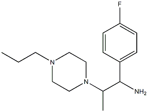 1-(4-fluorophenyl)-2-(4-propylpiperazin-1-yl)propan-1-amine