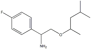 1-(4-fluorophenyl)-2-[(4-methylpentan-2-yl)oxy]ethan-1-amine|