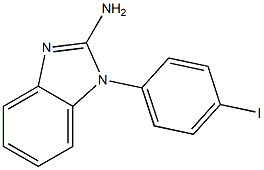 1-(4-iodophenyl)-1H-1,3-benzodiazol-2-amine Struktur