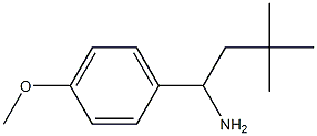 1-(4-methoxyphenyl)-3,3-dimethylbutan-1-amine Structure