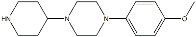 1-(4-methoxyphenyl)-4-piperidin-4-ylpiperazine Structure