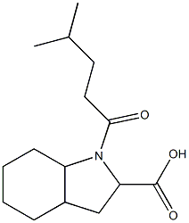  1-(4-methylpentanoyl)-octahydro-1H-indole-2-carboxylic acid