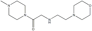 1-(4-methylpiperazin-1-yl)-2-{[2-(morpholin-4-yl)ethyl]amino}ethan-1-one