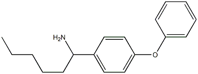 1-(4-phenoxyphenyl)hexan-1-amine Structure