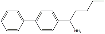 1-(4-phenylphenyl)pentan-1-amine Struktur
