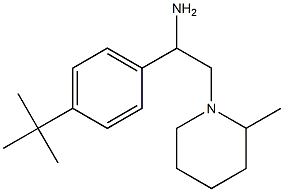 1-(4-tert-butylphenyl)-2-(2-methylpiperidin-1-yl)ethan-1-amine Struktur