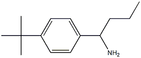 1-(4-tert-butylphenyl)butan-1-amine 化学構造式