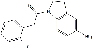 1-(5-amino-2,3-dihydro-1H-indol-1-yl)-2-(2-fluorophenyl)ethan-1-one