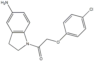  1-(5-amino-2,3-dihydro-1H-indol-1-yl)-2-(4-chlorophenoxy)ethan-1-one