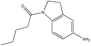 1-(5-amino-2,3-dihydro-1H-indol-1-yl)pentan-1-one