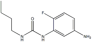 1-(5-amino-2-fluorophenyl)-3-butylurea Struktur