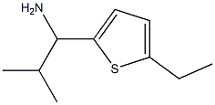 1-(5-ethylthiophen-2-yl)-2-methylpropan-1-amine 化学構造式