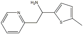 1-(5-methylthiophen-2-yl)-2-(pyridin-2-yl)ethan-1-amine Structure