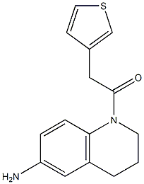 1-(6-amino-1,2,3,4-tetrahydroquinolin-1-yl)-2-(thiophen-3-yl)ethan-1-one