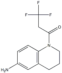 1-(6-amino-1,2,3,4-tetrahydroquinolin-1-yl)-3,3,3-trifluoropropan-1-one,,结构式