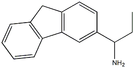 1-(9H-fluoren-3-yl)propan-1-amine 结构式