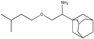 1-(adamantan-1-yl)-2-(3-methylbutoxy)ethan-1-amine,,结构式