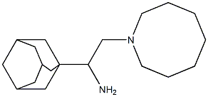 1-(adamantan-1-yl)-2-(azocan-1-yl)ethan-1-amine Structure