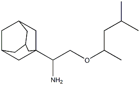 1-(adamantan-1-yl)-2-[(4-methylpentan-2-yl)oxy]ethan-1-amine Struktur