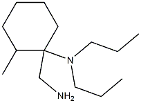 1-(aminomethyl)-2-methyl-N,N-dipropylcyclohexan-1-amine,,结构式
