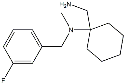 1-(aminomethyl)-N-[(3-fluorophenyl)methyl]-N-methylcyclohexan-1-amine