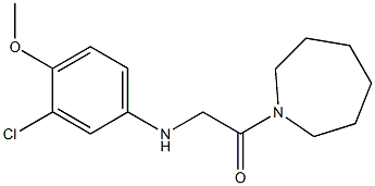 1-(azepan-1-yl)-2-[(3-chloro-4-methoxyphenyl)amino]ethan-1-one|