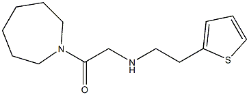 1-(azepan-1-yl)-2-{[2-(thiophen-2-yl)ethyl]amino}ethan-1-one