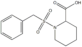 1-(benzylsulfonyl)piperidine-2-carboxylic acid Structure