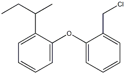 1-(butan-2-yl)-2-[2-(chloromethyl)phenoxy]benzene 化学構造式