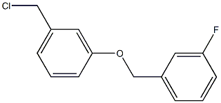 1-(chloromethyl)-3-[(3-fluorophenyl)methoxy]benzene Structure