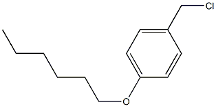 1-(chloromethyl)-4-(hexyloxy)benzene,,结构式