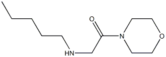 1-(morpholin-4-yl)-2-(pentylamino)ethan-1-one 化学構造式