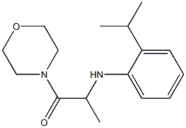 1-(morpholin-4-yl)-2-{[2-(propan-2-yl)phenyl]amino}propan-1-one|