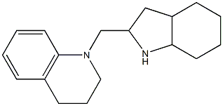 1-(octahydro-1H-indol-2-ylmethyl)-1,2,3,4-tetrahydroquinoline Structure