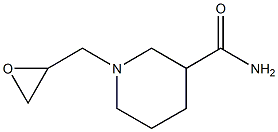 1-(oxiran-2-ylmethyl)piperidine-3-carboxamide,,结构式