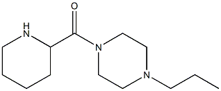 1-(piperidin-2-ylcarbonyl)-4-propylpiperazine 化学構造式