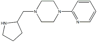 1-(pyridin-2-yl)-4-(pyrrolidin-2-ylmethyl)piperazine 结构式