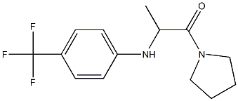 1-(pyrrolidin-1-yl)-2-{[4-(trifluoromethyl)phenyl]amino}propan-1-one