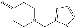 1-(thien-2-ylmethyl)piperidin-4-one Structure