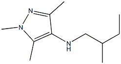 1,3,5-trimethyl-N-(2-methylbutyl)-1H-pyrazol-4-amine Structure