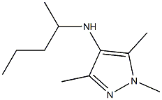 1,3,5-trimethyl-N-(pentan-2-yl)-1H-pyrazol-4-amine