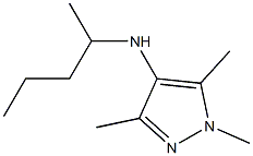  1,3,5-trimethyl-N-(pentan-2-yl)-1H-pyrazol-4-amine