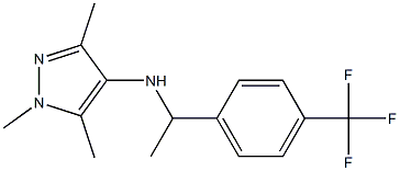 1,3,5-trimethyl-N-{1-[4-(trifluoromethyl)phenyl]ethyl}-1H-pyrazol-4-amine