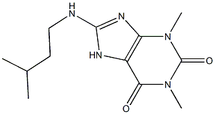 1,3-dimethyl-8-[(3-methylbutyl)amino]-2,3,6,7-tetrahydro-1H-purine-2,6-dione