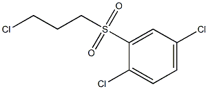 1,4-dichloro-2-[(3-chloropropyl)sulfonyl]benzene Structure