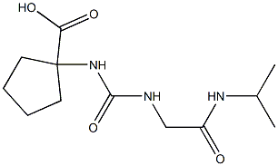 1-[({[2-(isopropylamino)-2-oxoethyl]amino}carbonyl)amino]cyclopentanecarboxylic acid