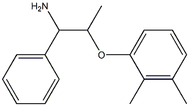 1-[(1-amino-1-phenylpropan-2-yl)oxy]-2,3-dimethylbenzene 结构式