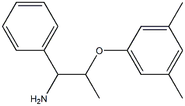 1-[(1-amino-1-phenylpropan-2-yl)oxy]-3,5-dimethylbenzene Structure